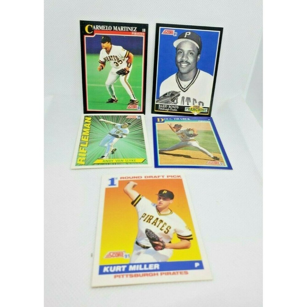 Pittsburgh Pirates 5 Baseball Card Bundle Score 91,The Franchise & Rifleman